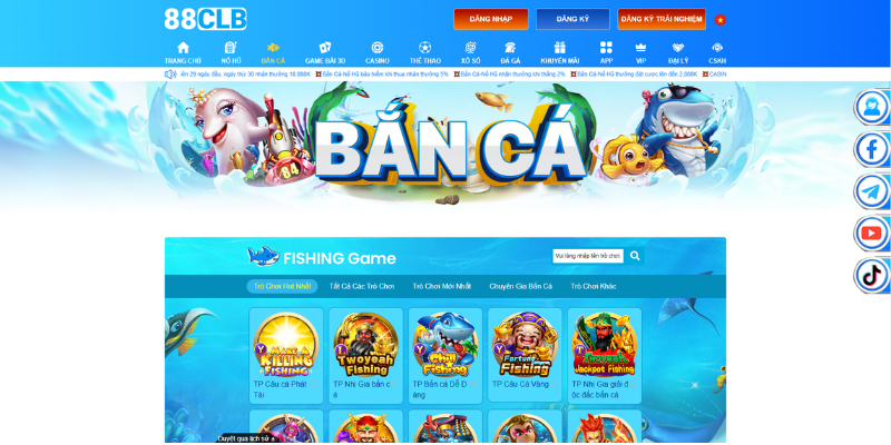 Săn cá thần tài cực vui, trúng jackpot cực khủng tại 88CLB